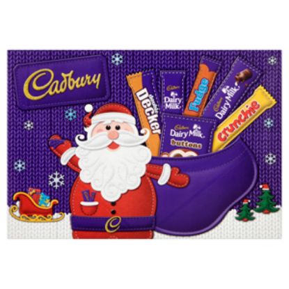 Picture of  Christmas Cad Selection Box MED Santa 169gx8